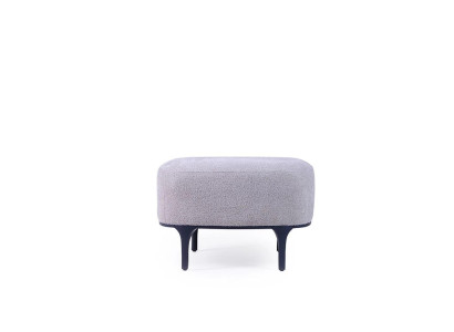 Designer Modern Gray Stool Living room Upholstery Textile Upholstered furniture